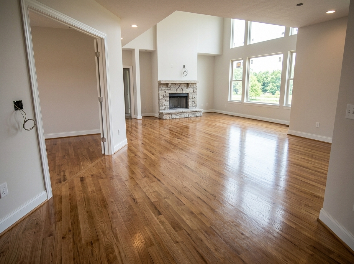 Post-construction cleanup complete — clean luxury Boston interior