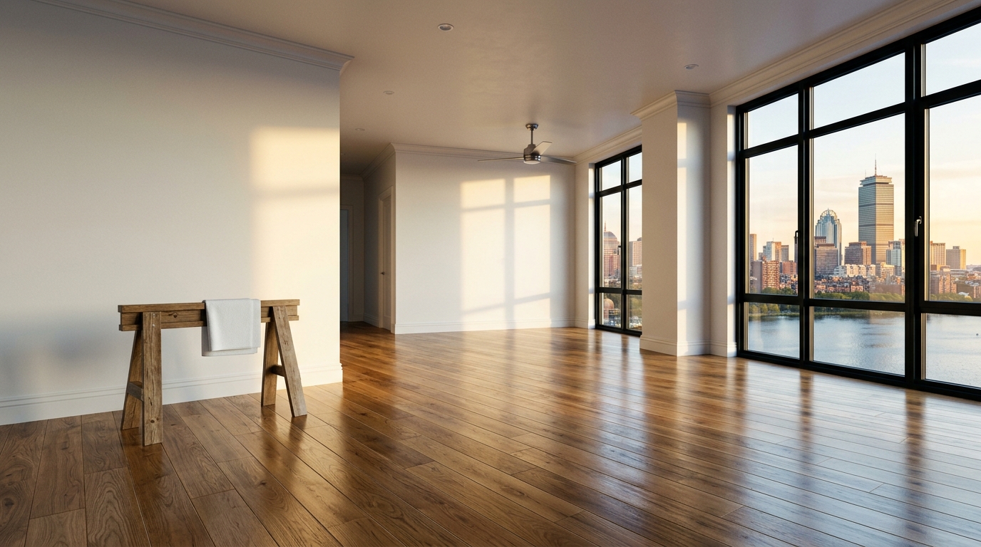 Post-construction luxury Boston condo