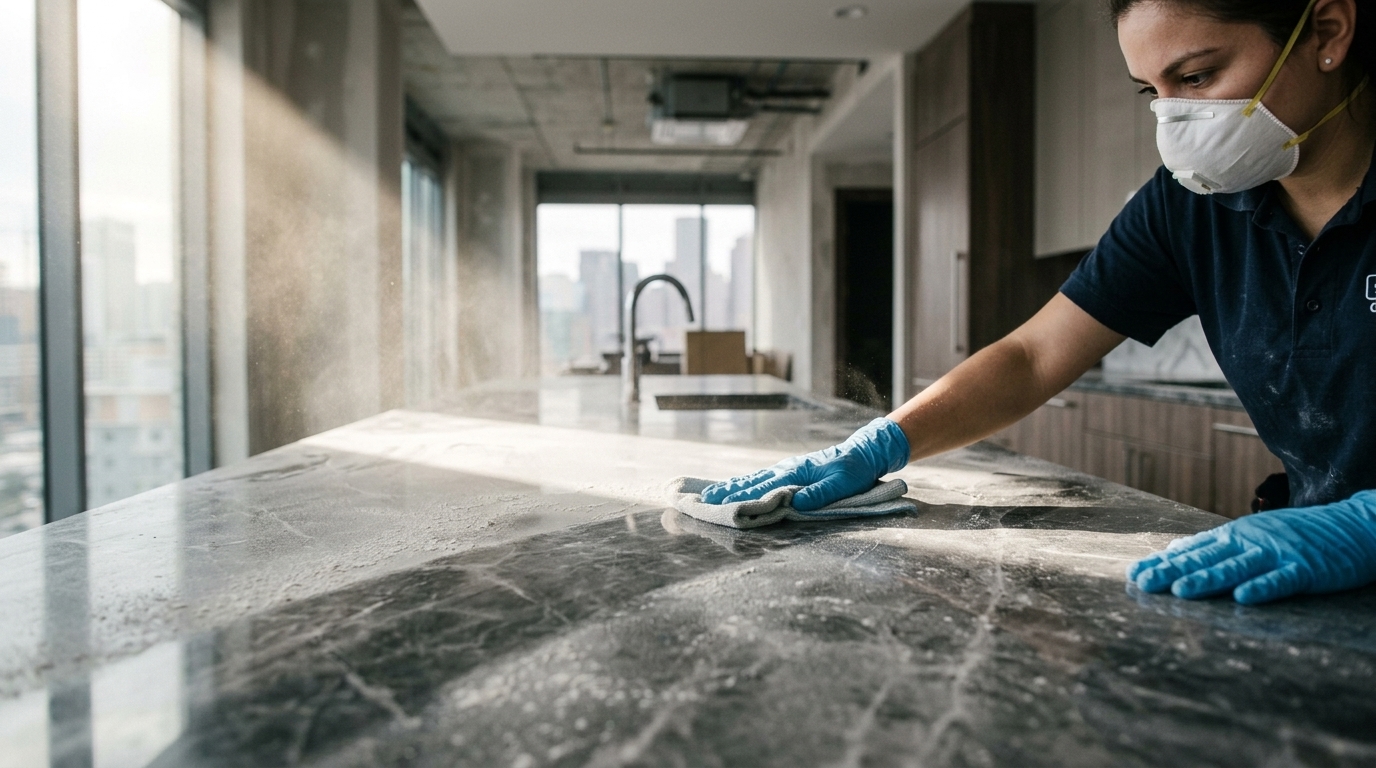 Blue Brick post-construction cleaning process
